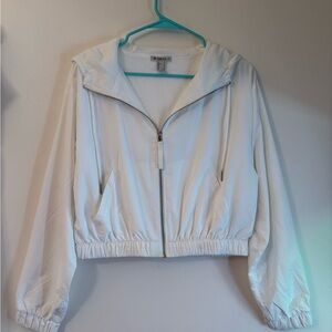 White Zip-Up Women's Jacket